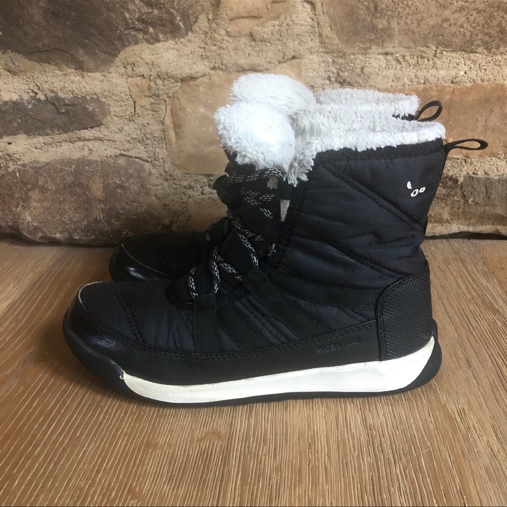 SOREL Kids Whitney Unisex Waterproof Black Winter Boots Sz 3 price firm!